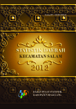 Statistik Daerah Kecamatan Salam 2012