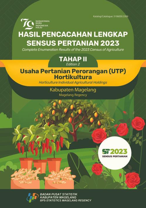 Hasil Pencacahan Lengkap Sensus Pertanian 2023 - Tahap II: Usaha Pertanian Perorangan (UTP) Hortikultura Kabupaten Magelang