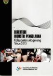 Direktori Industri Pengolahan Kabupaten Magelang Tahun 2013