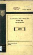 Kabupaten Daerah Tingkat II Magelang Dalam Angka 1991