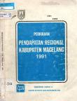 Regional Income Of Magelang Regency, 1991