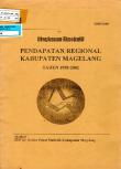 Pendapatan Regional Kabupaten Magelang Tahun 1998-2002