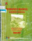 Pendapatan Regional Kabupaten Magelang Tahun 2007