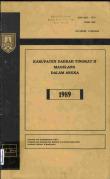 Kabupaten Daerah Tingkat II Magelang Dalam Angka 1989