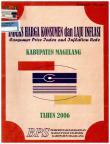 Indeks Harga Konsumen Dan Laju Inflasi Kabupaten Magelang 2006