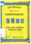 Kecamatan Secang Dalam Angka Tahun 2004