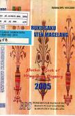 BUKU SAKU KABUPATEN MAGELANG TAHUN 2005