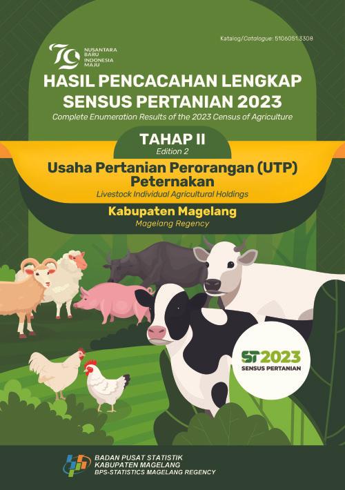 Hasil Pencacahan Lengkap Sensus Pertanian 2023 - Tahap II: Usaha Pertanian Perorangan (UTP) Peternakan Kabupaten Magelang