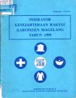 Indikator Kesejahteraan Rakyat Kabupaten Magelang Tahun 1999